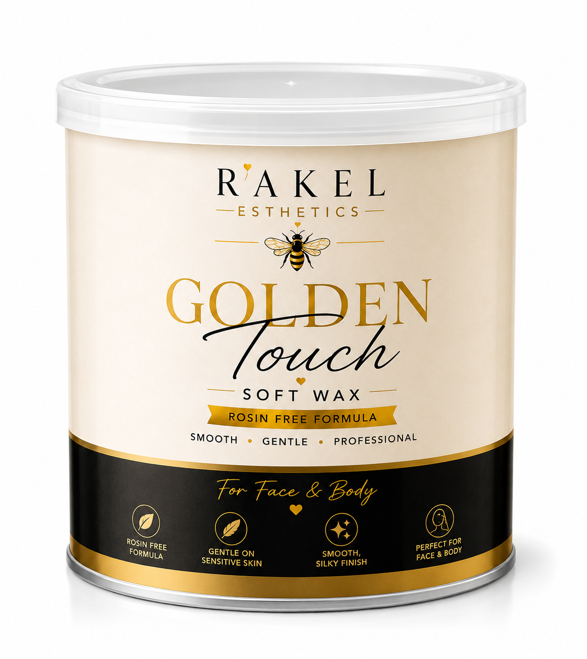 Rosin Free Golden Touch Rakel Soft Wax 14 oz